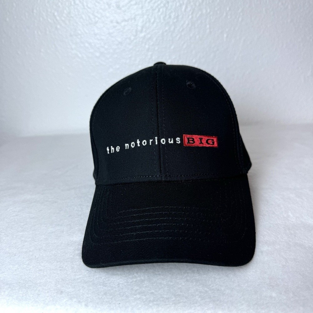 The Notorious‎ B.I.G. Biggie Smalls Hat Black Adjustable SnapBack Brooklyn Mint
